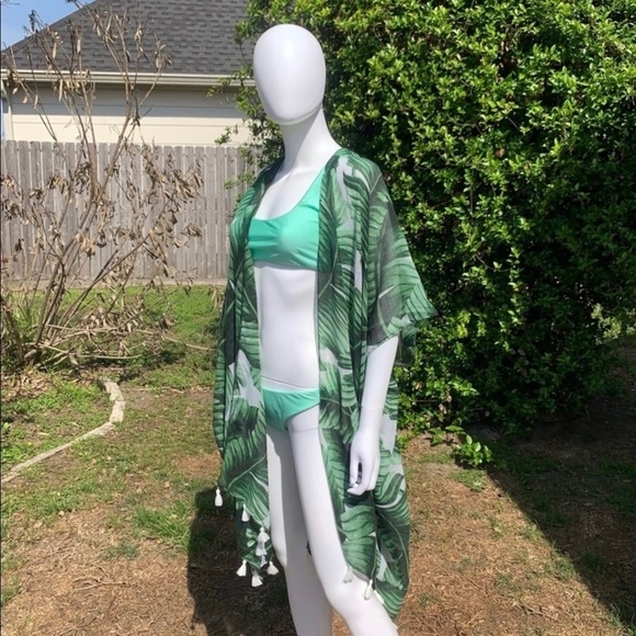 💋NWT Lovers + Friends Mint Green Wrapped Up Bikini Bottom - Picture 12 of 15